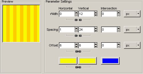 gimp – vytvoření svislých pruhů